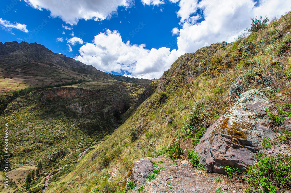 Obraz premium It's Landscape of the nature of Peru mountains