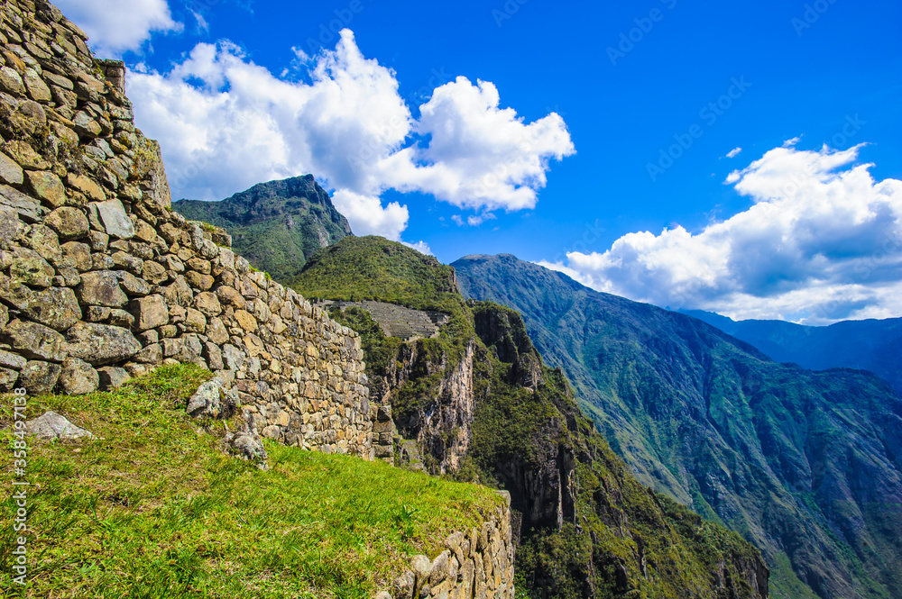 It's Ancient Incas civilization town in the mountains of Peru
