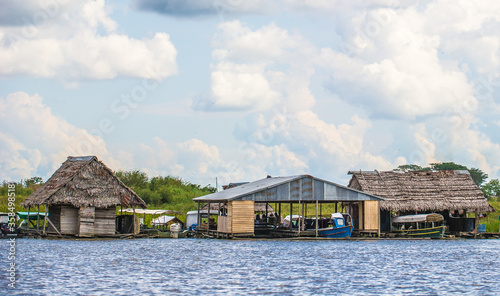 It's Houses on the coast of the river