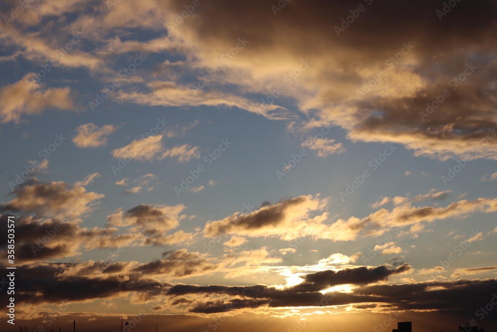 sunset in the sky sunset in the sky
