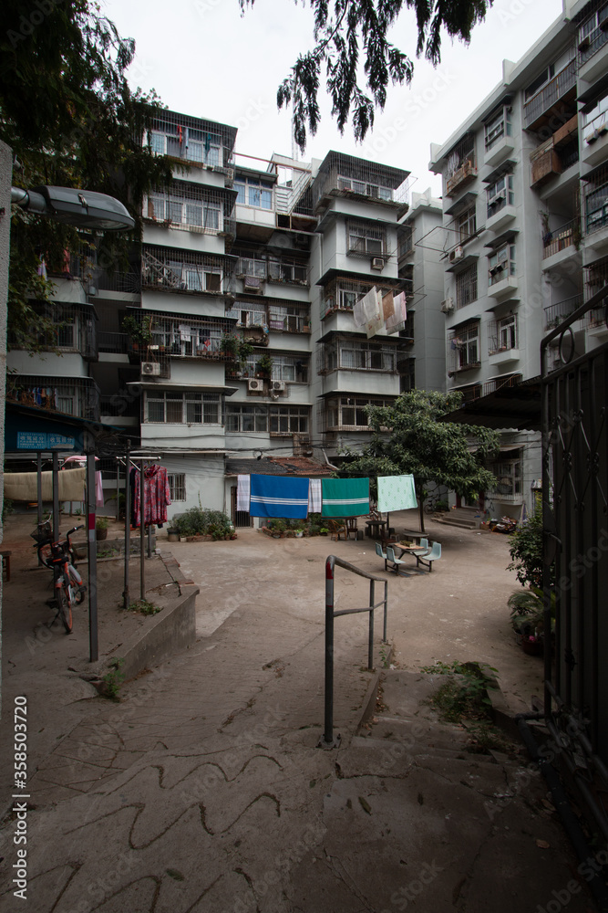 Obraz premium Apartment building in Wuhan China 