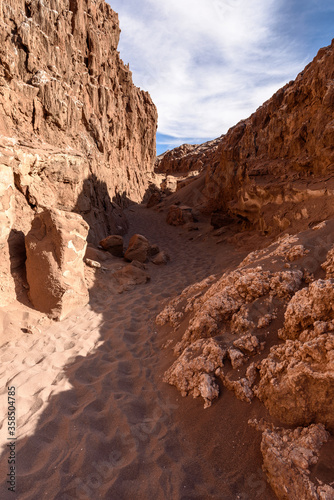 It s Rock formations in the Atacama Desert  Chile.