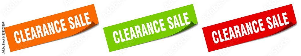 clearance sale sticker. clearance sale square isolated sign. clearance sale label clearance sale sticker. clearance sale square isolated sign. clearance sale label
