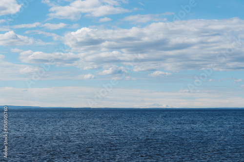 Andersön Island: The blue horizon of Lake Storsjön