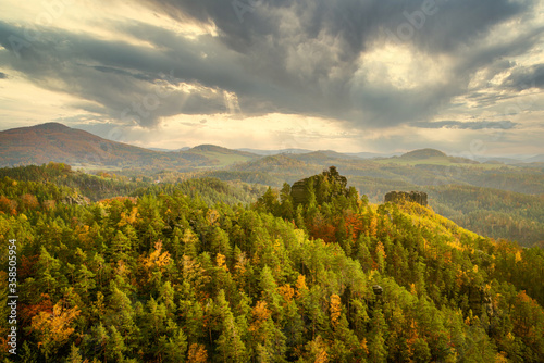 Maria viewpoint in Jetrichovice - Bohemian Switzerland National Park, Czech republic