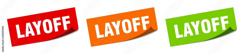 layoff sticker. layoff square isolated sign. layoff label layoff sticker. layoff square isolated sign. layoff label