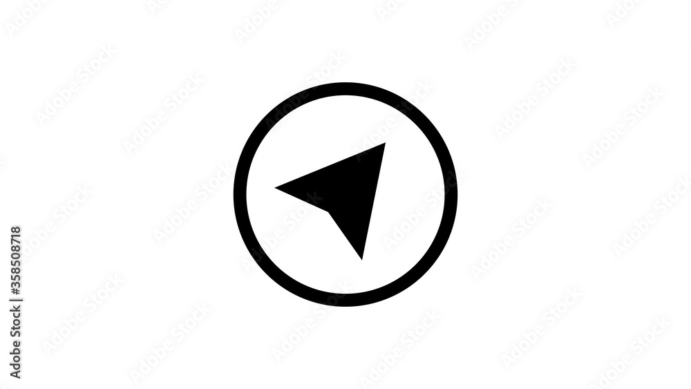 Arrow Compass Icon Logo Template Arrow Compass Icon Logo Template
