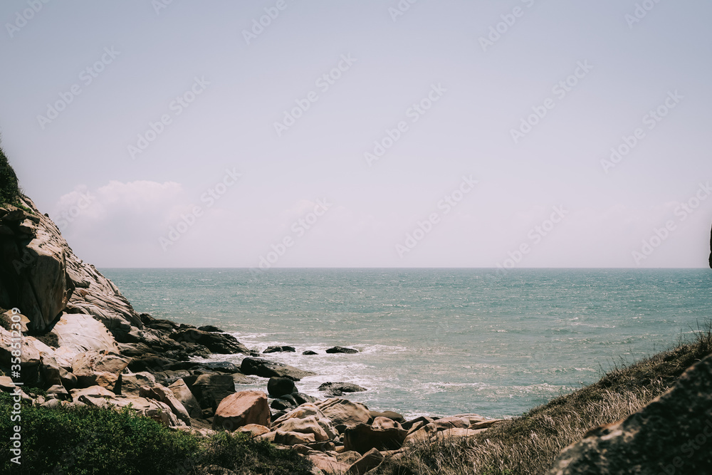 Sea view of beautiful Island in Phan Thiet, Vietnam Sea view of beautiful Island in Phan Thiet, Vietnam