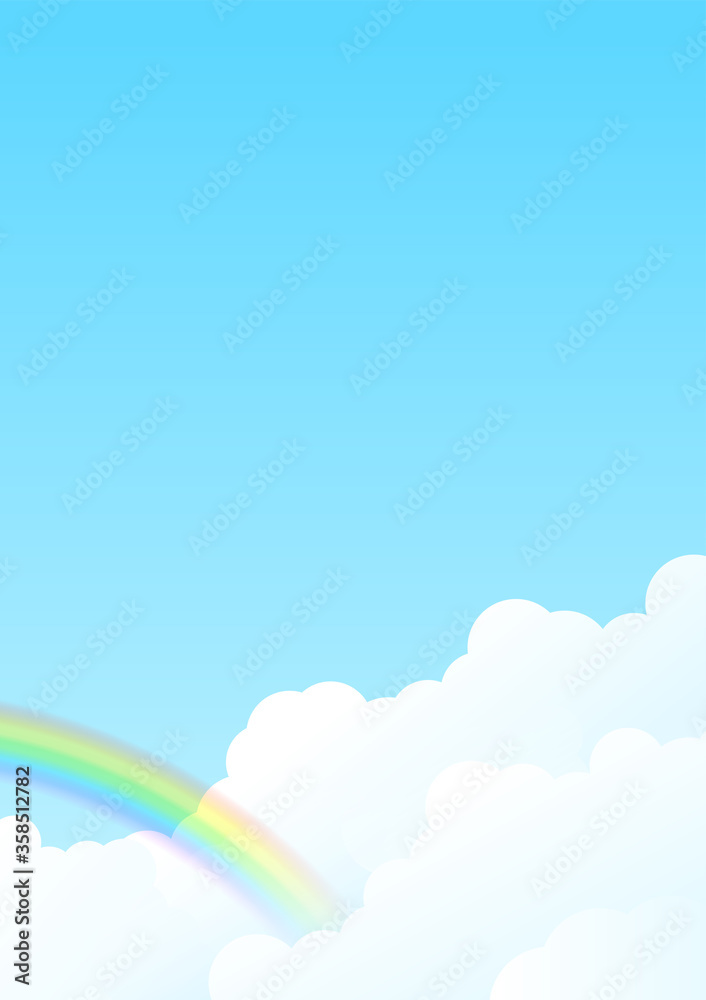 Fototapeta premium 空と虹