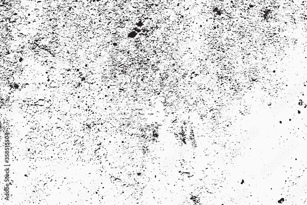 Obraz premium Grunge Texture Vector Illustration. Vintage Retro Template, Weathered Grained Distress Obsolete Crack Effect.