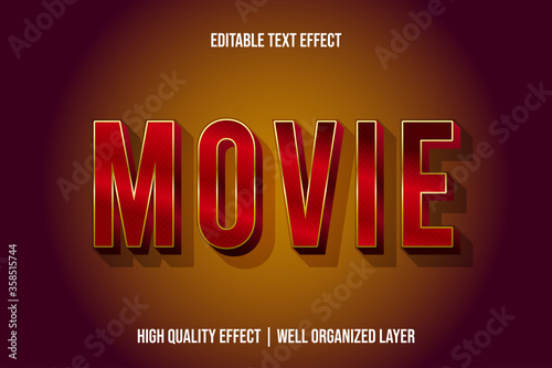 Movie Title Style 3d Text Effect