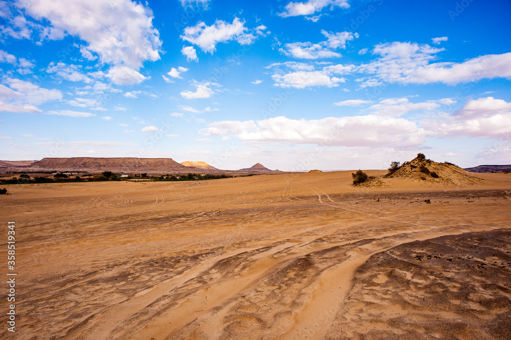 It's Beautiful nature of the Bahariya Oasis in Egypt