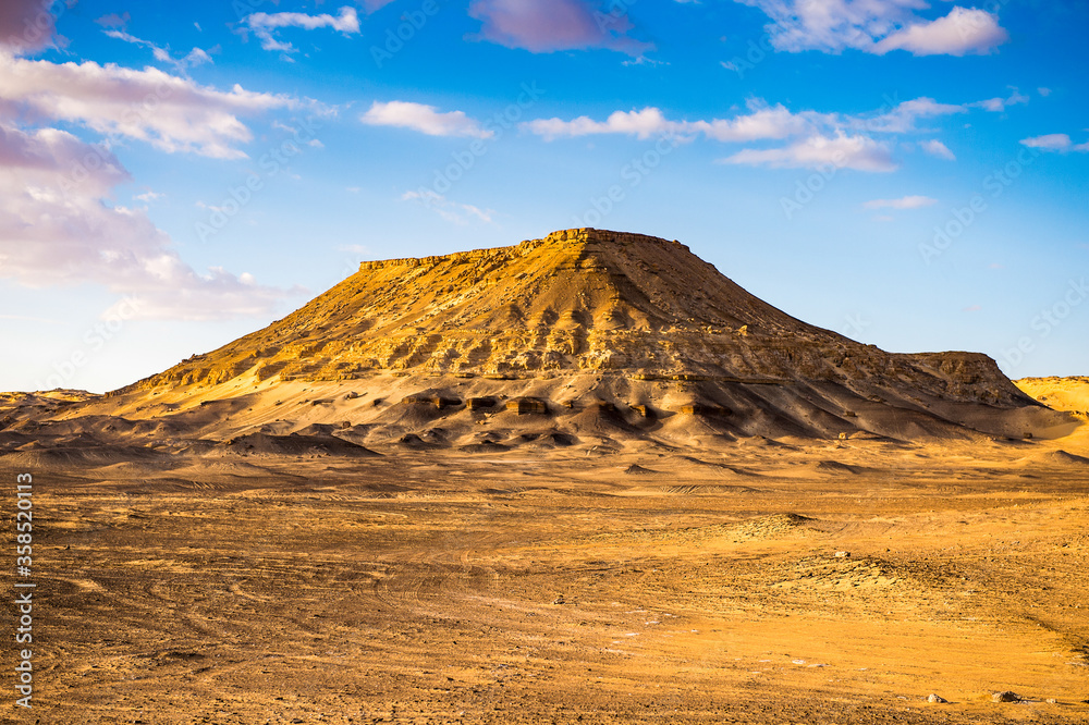 It's Rock near the Bahariya Oasis in the Sahara Desert in Egypt