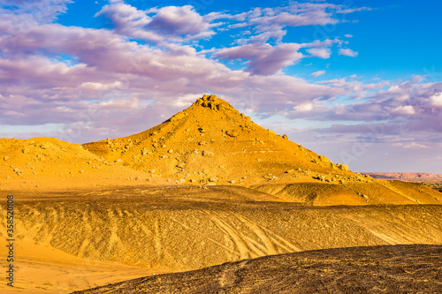 It's Rock near the Bahariya Oasis in the Sahara Desert in Egypt