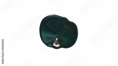 amasing abstract background of metaballs as if drops of glass or spheres filled with sparkles merge together and scatter