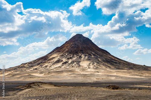It's Panoramic view of the Black desert in Egypt © Anton Ivanov Photo