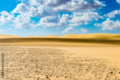 It s Beautiful sand dunes in the Sahara desert in Egypt