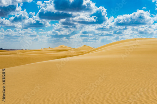 It s Dunes in the Sahara desert in Egypt