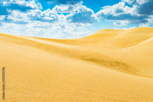 It's Spectacular view of the Sahara desert, Egypt
