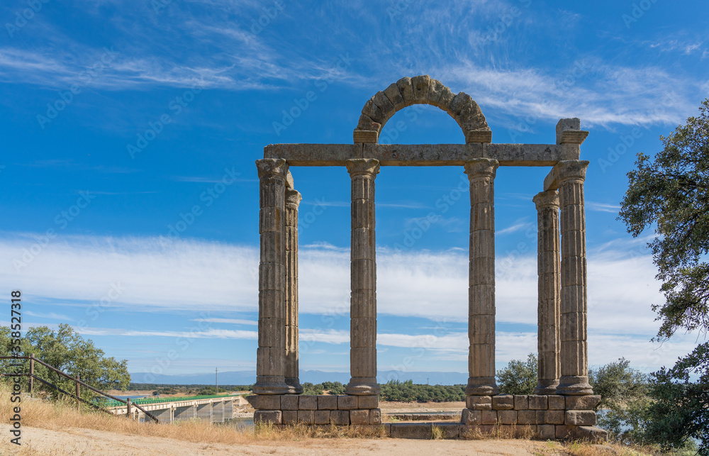 Roman ruins of Augustobriga, in Bohonal de Ibor in the province of Caceres