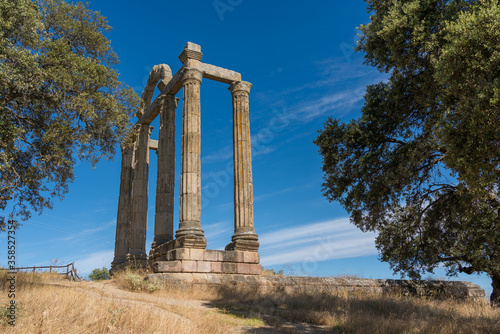 Roman ruins of Augustobriga, in Bohonal de Ibor in the province of Caceres photo