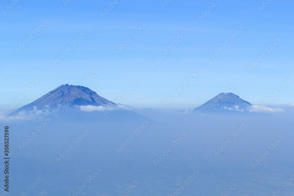 views of two twin mountains views of two twin mountains