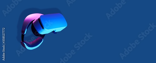 Levitation of vr headset.