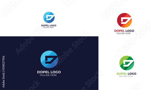 Letter D Logo, D letter logo for company and Brand 