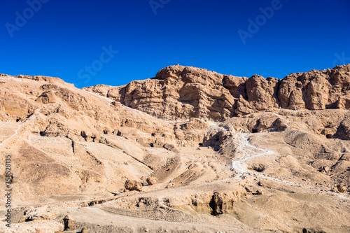 It's Rocks near the valley of the Kings near Luxor, Egypt