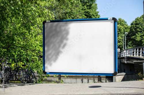 Photography Urban City Horizontal Banner Billboard Frame Mockup