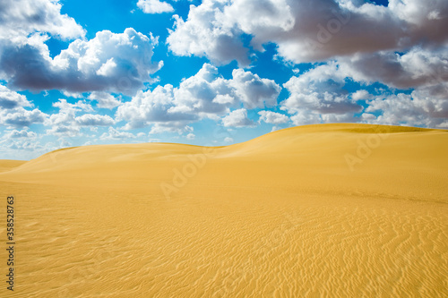 It's Beautiful sand dunes in the Sahara Desert, Egypt