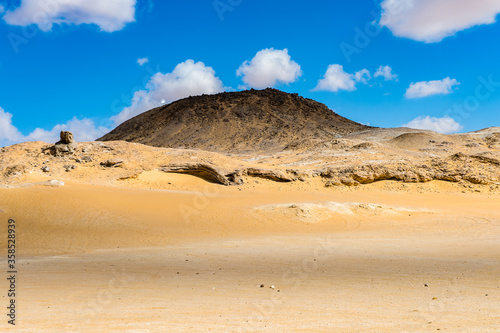 It's Desert around the Crystal mountain near the Bahariya and Farafra Oasis in Egypt