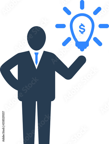 Business Idea vector Icon Design