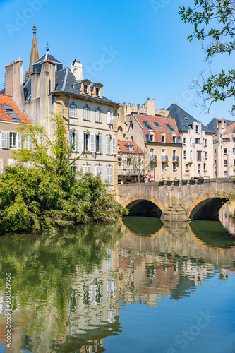 Metz, France, view from Moyen bridge photo