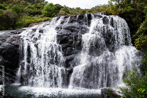 Baker's waterfall, Horton Plain National Park, Sri Lanka photo