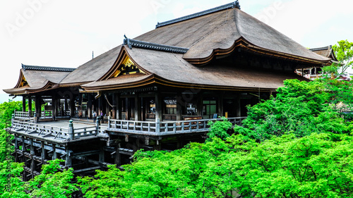 Kyoto Kiyomizudera, famous japanese Buddhist temple. Higashiyama Ward, Kyoto, Japan