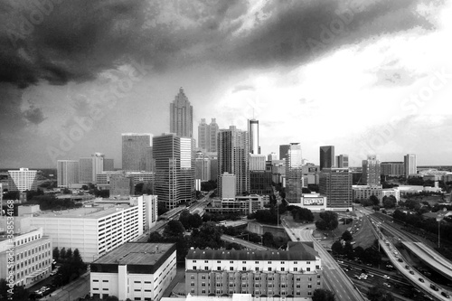 Atlanta skyline cityscape Georgia United Staes of America USA photo