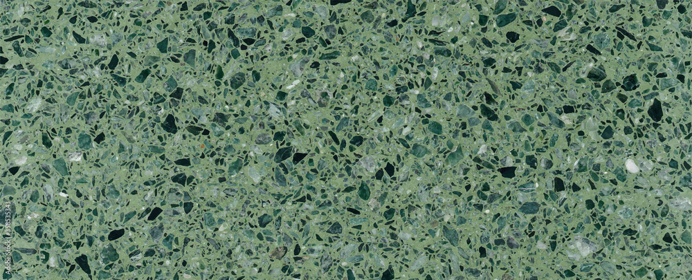 Foto green Terrazzo Cement texture background