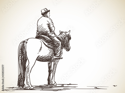 man on horse