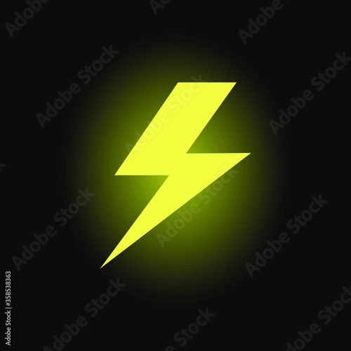 Power Icon  Lightning Power Icon