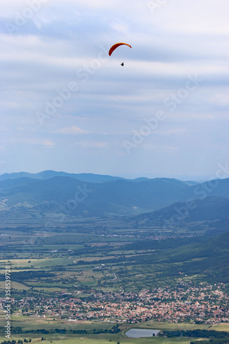 Paragliding from Dobrostan in Bulgaria 