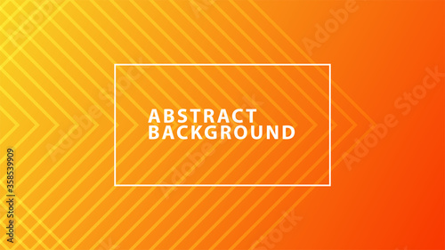 Abstract modern gradient orange and yellow Geometric background,Eps10 vector.