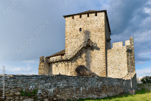 Vrsac, Serbia - June 04, 2020: Vrsac fortress in Serbia. Landmark architecture on Vojvodina district. Vrsac Castle formerly known as 