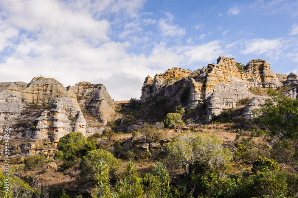 It's Rocks, mountains and hills in Madagascar