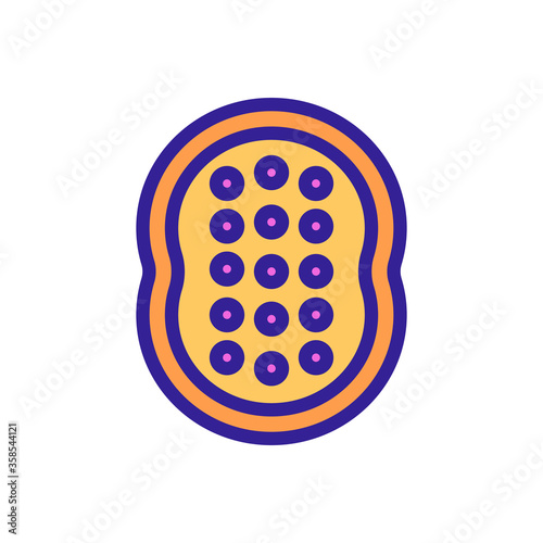 anti cellulite massager tool icon vector. anti cellulite massager tool sign. color symbol illustration