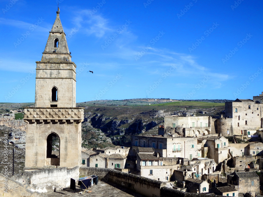Ancient town of Matera (Sassi di Matera), European Capital of Culture 2019, Basilicata, southern Italy