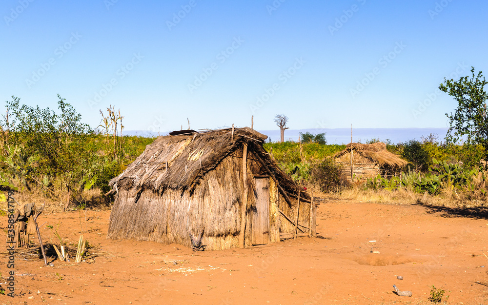 It's House on the sand in Madagascar, Africa It's House on the sand in Madagascar, Africa