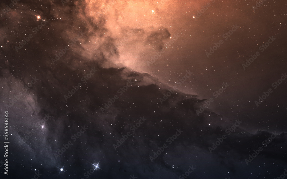 Obraz premium Starfield in deep space many light years far from the Earth. Elements of this image furnished by NASA