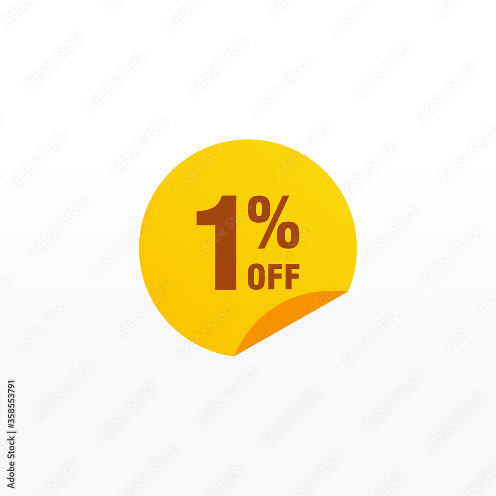 1 discount, Sales Vector badges for Labels, , Stickers, Banners, Tags, Web Stickers, New offer. Discount origami sign banner 1 discount, Sales Vector badges for Labels, , Stickers, Banners, Tags, Web Stickers, New offer. Discount origami sign banner