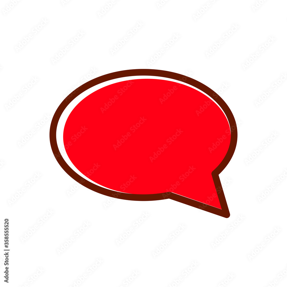 Bubble speech icon vector Bubble speech icon vector